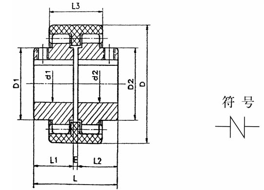 NL型尼龍內(nèi)齒圈彈性聯(lián)軸器